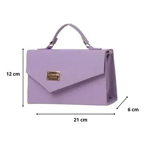 Fana donna spettacolare felino lilla tracolla borsa chiusura cerniera manico singolo alla moda caramelle per la primavera estate inverno - Product Image 2