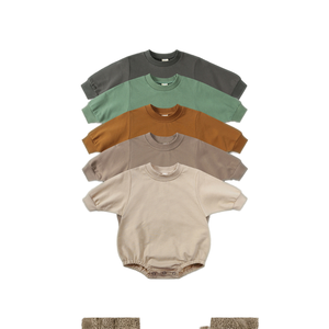 Kouzi Koreaanse versie van Ins Baby herfstkleding Jongens en meisjes Nieuwe romperkleding Baby Eenvoudige losse casual rompermode - Product Image 5