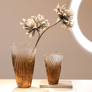 Modern Minimalist Gradient Glass Flower <b>Vase</b> Tabletop Hydroponic Flower <b>Vase</b> Glass Art <b>Vase</b> Wholesale - Product Image 2