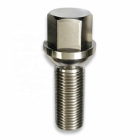 Boulon de roue personnalisé OEM en titane Gr5 Ti-6Al-4V à 12 points, usiné CNC, haute résistance, finition brute, pour le sport automobile
