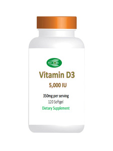 1 Botella <span class=keywords><strong>de</strong></span> <span class=keywords><strong>Vitamina</strong></span> D3 5,000 UI 120 Cápsulas Blandas Sin GMO y Sin Gluten <span class=keywords><strong>Vitamina</strong></span> <span class=keywords><strong>D</strong></span> Apoyo para la Salud Inmunológica - Product Image 1