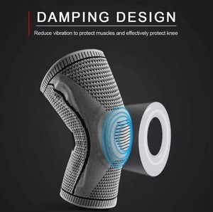 Penyangga Lutut Double Spring Bars dengan Silikon Anti-selip, Kompresi untuk Menyangga Lutut, Mengatasi Robekan Meniskus, Arthritis, dan Nyeri Tendonitis - Product Image 5