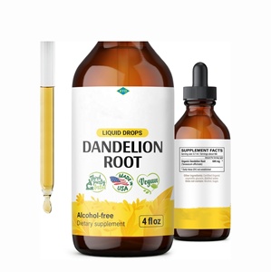 Gouttes liquides de supplément à base de plantes en gros de marque privée nettoient les gouttes liquides de racine de pissenlit diététique - Product Image 1