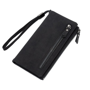 กระเป๋าสตางค์ผู้หญิงขนาดใหญ่ ดีไซน์สวยงาม หนังแท้ ป้องกันข้อมูล RFID  แบบพับได้  พร้อมสายคล้องมือ  หนัง PU - Product Image 6