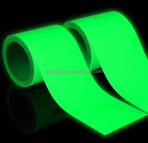 Khả năng hiển thị 2-8hours huỳnh quang phim đêm phát sáng trong bóng tối phim photoluminescent phim phát sáng Băng cảnh báo lối ra dán băng - Product Image 1