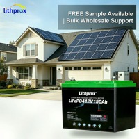 Batería LiFePO4 Calefactable de 12V 150AH Grado A Eficiente con Más de 6000 Ciclos Profundos para Almacenamiento Doméstico, Terminal RS485 M8, CE RoHS IP67, Servicio OEM ODM
