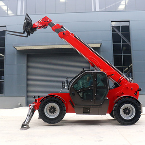 Telehandler Baru 2026 13.8m Forklift Truck 5ton 4ton Telescopic Handler dengan Aksesori Garpu untuk Konstruksi - Product Image 4