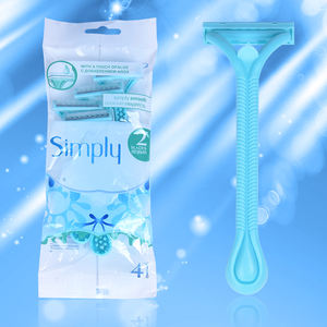 激安セール！高品質・低価格！女性用ビキニシェーバー、シンプルツインブレード、スウェーデン製ステンレス鋼、プラスチックハンドル、パーソナルケア - Product Image 1