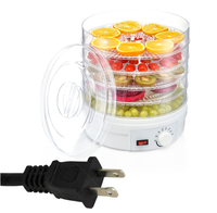 Fruit- en groentedroger, gedroogd fruitmachine, voedseldroger, huishoudelijke gedroogde vlees- en dierenvoedseldehydrator, lucht droger, harsdroogapparaat
