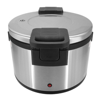 Réchauffeur de riz électrique industriel Pot 120v 105w 100 Cup Hotel Buffet Set Thermique pour Restaurant 22l Réchauffeur de riz commercial