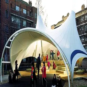Direct factory price top sell tensile fabric membrane structure canopy