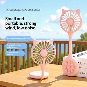 Ventilatore USB Portatile con Ventosa <span class=keywords><strong>per</strong></span> Pigri, Motore Brushless, 3 Velocità, Senza Fili - Product Image 4