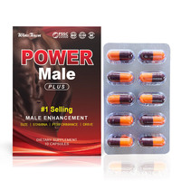 Capsules Male Power Plus pour l'amélioration des performances masculines, formule premium pour la taille, l'endurance et la performance, suppléments de zinc et de ginseng