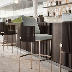 Meubles <span class=keywords><strong>de</strong></span> patio <span class=keywords><strong>de</strong></span> villa d'hôtel <span class=keywords><strong>de</strong></span> luxe moderne <span class=keywords><strong>de</strong></span> haute qualité, <span class=keywords><strong>table</strong></span> <span class=keywords><strong>et</strong></span> chaises <span class=keywords><strong>de</strong></span> <span class=keywords><strong>jardin</strong></span>, ensemble <span class=keywords><strong>de</strong></span> salle à manger en plein air - Product Image 5