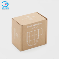Boîte d'expédition personnalisée écologique pour lunettes, mugs, bougies, emballages cadeaux pour tasses à café, carton ondulé