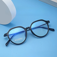 Nouvelles lunettes optiques transparentes en titane avec monture TR90 ultra-légère pour hommes et femmes, motif uni, pour myopie
