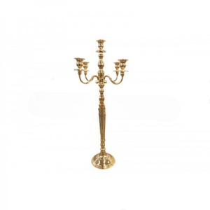 Candelabro de Aluminio Hecho a Mano para Decoración de Bodas y Fiestas - Product Image 1