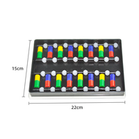 Modèle de structure à double hélice coloré d'ADN Modèle scientifique Biologie Enseignement de l'ADN humain Modèle d'affichage Matière plastique