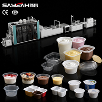 Volledig automatische plastic bekermachine SY-850B serie productielijn voor dranken-/dessert-/yoghurtbekers thermoforming