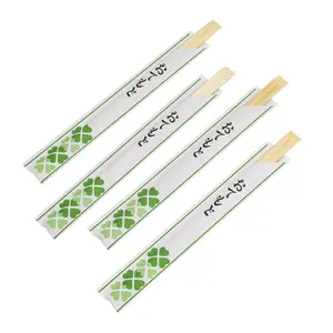 Индивидуальная упаковочная бумага с логотипом, оптовая цена, высококачественные одноразовые бамбуковые палочки для суши