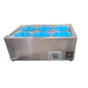 실험실용 수조 6홀 온도 범위 RT~100C 정확도 0.1C 스테인리스 스틸 챔버 - Product Image 6