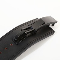 Ceinture de Soutien Lombaire en Cuir de Vachette Personnalisée pour l'Haltérophilie, Entraînement Sportif, Protection pour Soulevé de Terre et Squat, Ceinture de Fitness Unisexe Protectrice