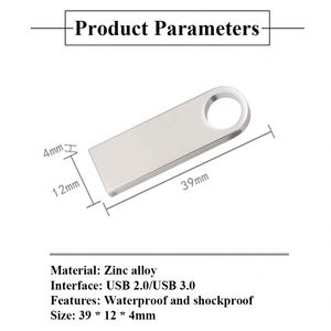 Custom Logo USB Flash Pen Drives Customizable Logo 8GB 16GB 32GB 64GB USB 3.0 Metal 128 GB U Disk <b>Memory</b> Card Memoria <b>Stick</b> - Product Image 4