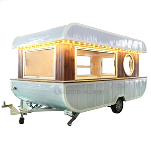 Remolque Móvil de Comida Personalizado para Bar de Cerveza y Helados, Camión de Comida Móvil de Estilo Urbano, <span class=keywords><strong>Restaurante</strong></span> de Lámina Galvanizada - Product Image 6