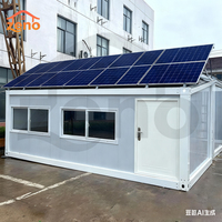 ZENO assemblage rapide 40ft conteneur maison solaire toit bien conçu cadre amovible fait panneau sandwich en acier pour appartement