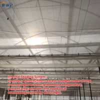 Sistema de Invernadero de Vidrio Multi-Span Venlo para Cultivo Hidropónico de Vegetales y Flores