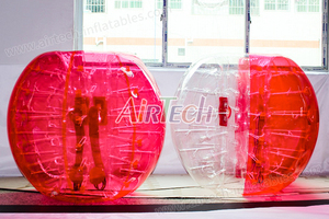Comercial grueso PVC TPU pelota inflable juego cuerpo parachoques bola tamaño humano burbuja bola para diversión al aire libre - Product Image 2