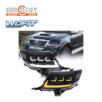 WOFIT Vigo 12-15 - Nouveaux accessoires modifiés - Pièces automobiles - Assemblage Plug & Play - Phare avant pour Toyota HILUX Vigo 2012-2015