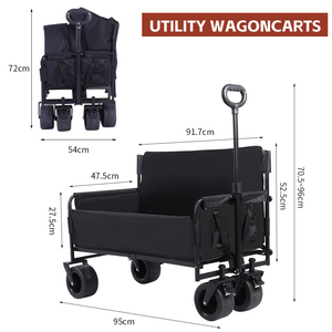 <span class=keywords><strong>Carrito</strong></span> de Transporte Plegable para Exteriores, Sofá, <span class=keywords><strong>Carrito</strong></span> Utilitario Portátil, Sofá, Silla Múltiple, <span class=keywords><strong>Carrito</strong></span> de Mano para Viajes con Frenos - Product Image 3