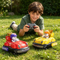 WGNRC 1347 Jouet de combat amusant pour deux joueurs, Voiture de combat à éjection avec catapulte, Voiture de combat rebondissante
