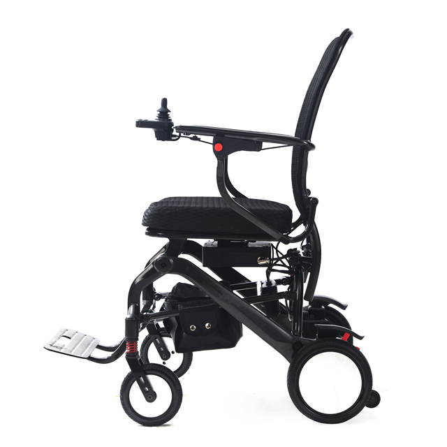 New Design Ultralight Carbon Fiber Foldable Electric Lightweight Wheelchairs for Elderly Disable