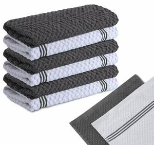 Super Absorbent Cotton <b>Towels</b>, Ultra Soft Terry <b>Tea</b> <b>Towels</b> for Drying Dishes and Kitchen Cleaning - Product Image 1