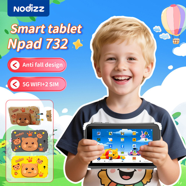 5G WiFi Kids Tablet  SIM Card 2-in-1 HD Screen 4G LTE WiFi Tablet PC with Keyboard Stylus GPS for Students Office Work NPAD732