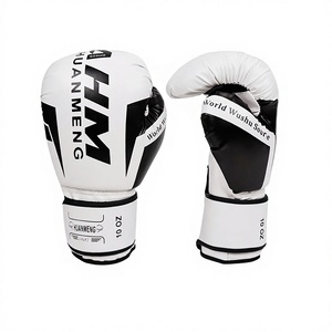 Gants de MMA en cuir durables JUNSHANG pour l'entraînement de boxe/kickboxing, doublure respirante, 14 oz, utilisation en salle de sport et à domicile, service OEM disponible - Product Image 2