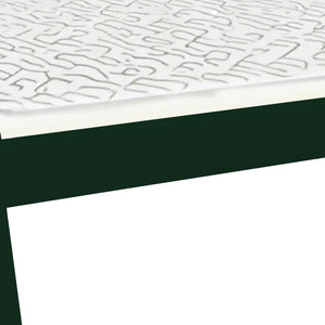HMS moderno antico Design francese verde scuro in legno massello doppio telaio del letto intagliato a mano pannello MDF pieghevole per alberghi risparmio di spazio - Product Image 4