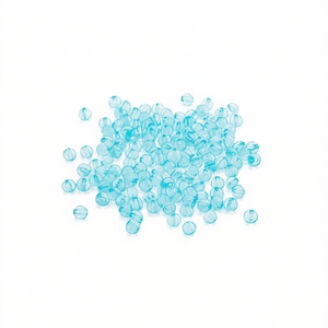 Perline Rotonde Trasparenti Blu Chiaro Ilan Abalorios 6mm 15g per Creazione di Gioielli - Product Image 1