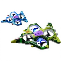 Avion de combat en mousse télécommandé pour interaction parent-enfant, quadricoptère, machine à mousse à quatre axes, avion en mousse avec fonction de combat