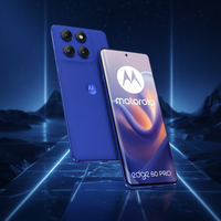 Smartphone con Pantalla OLED de 6.67" y 120Hz QHD, EDGE 60 PRO 5G, Color Azul Deslumbrante Pantone (512GB RAM, 12GB, Batería de 5999mAh, 108MP, Octa Core)