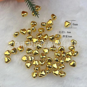 Cuentas espaciadoras cuadradas de acero inoxidable de 4 mm de Aomiao's Mystery para la fabricación de joyería DIY - Product Image 4
