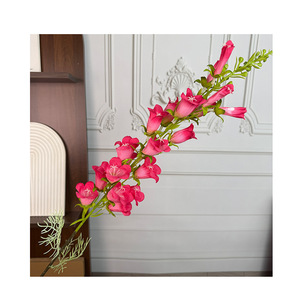 Fleurs artificielles en soie Jinxi, fleurs de clochettes à longue tige, décoration de mariage, décoration de la maison, accessoires de festival en plein air - Product Image 4