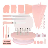 Ensemble de plateau tournant pour la pâtisserie, pour la décoration de gâteaux, outils de pâtisserie, décoration de gâteaux DIY, embout de pâtisserie, ensembles d'outils de pâtisserie