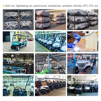 Carrito de Golf Eléctrico de 4 Plazas, Controlador de Motor para Carrito de Golf Eléctrico, Certificado CE, GCC, EEC para Carreteras No Públicas