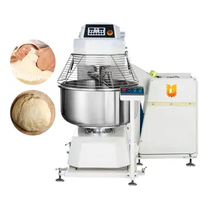 Mesin Mixer adonan roti kue Spiral komersial, mesin Mixer adonan roti kue Spiral komersial 80L 200L 300Kg 100Kg 100L 150Kg 80Kg 60L 40Kg 25Kg 30Kg 50l