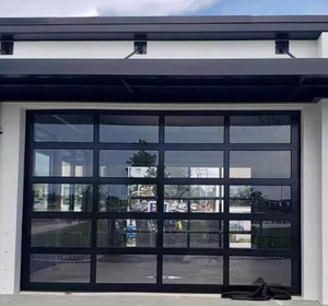 Vente en gros d'usine Porte de <span class=keywords><strong>garage</strong></span> moderne personnalisée en aluminium Portes de <span class=keywords><strong>garage</strong></span> automatiques sectionnelles à enroulement - Product Image 5