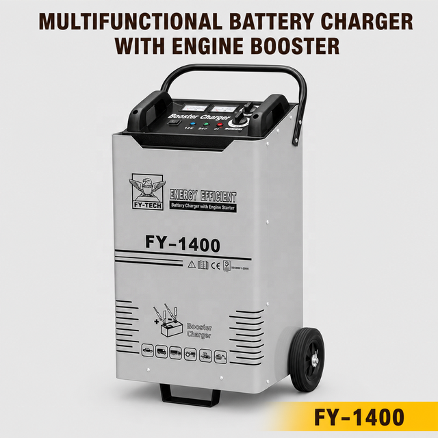 Multifunctional Battery Charger with Engine Booster 430A Current Suitable for Starting All Kinds of Cars vans and Trucks FY-1400