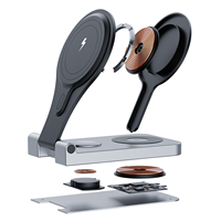 Stasiun Pengisian Daya Nirkabel 3 in 1 20W Terbaru untuk Ponsel, Jam Tangan & Earphone dengan Desain yang Dapat Disesuaikan PD/QC3.0